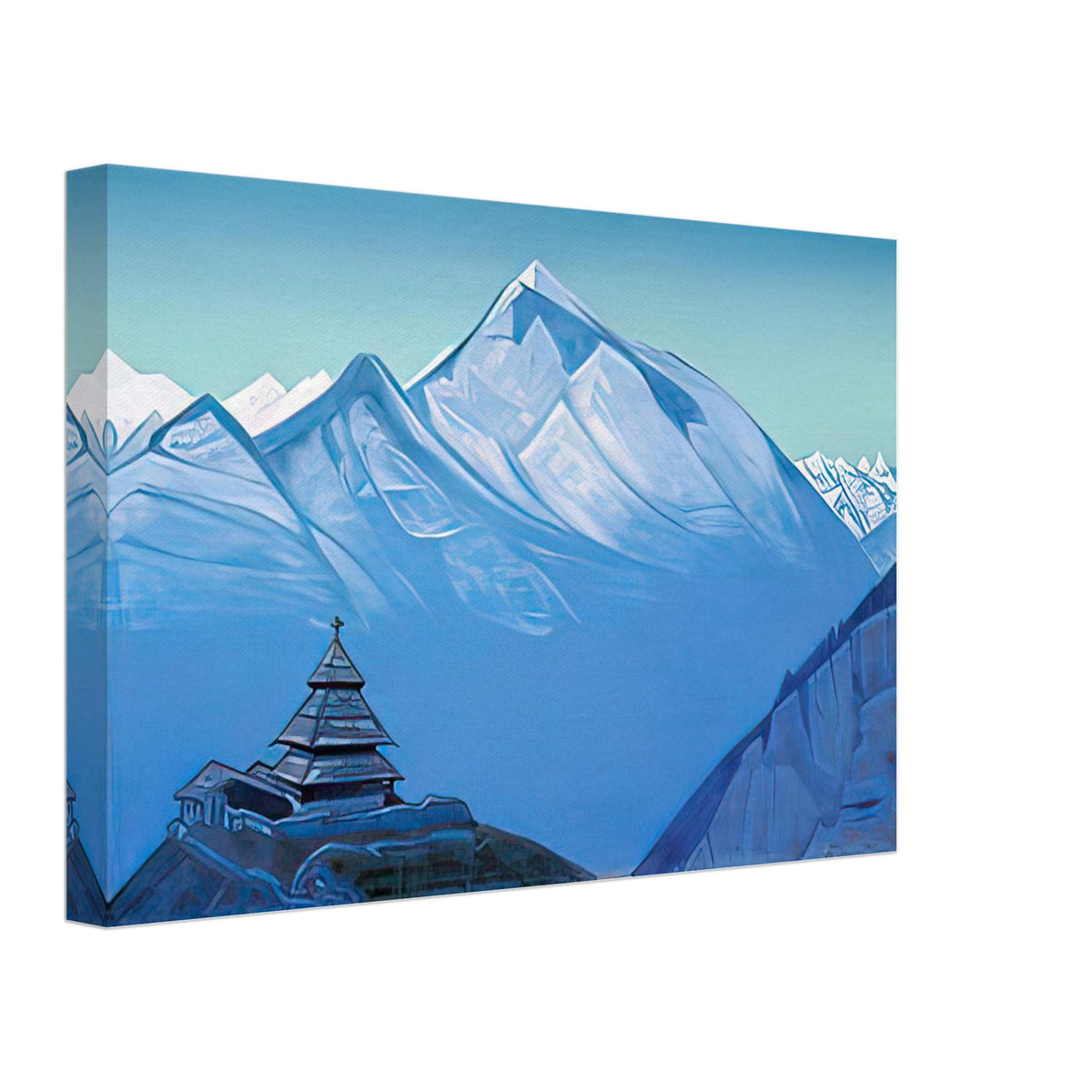 Temple in Naggar by Nicholas Roerich, canvas, view 2