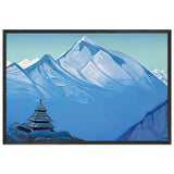 Temple in Naggar by Nicholas Roerich, framed poster