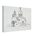Temple in Skvernitsy by Nicholas Roerich, canvas, view 2