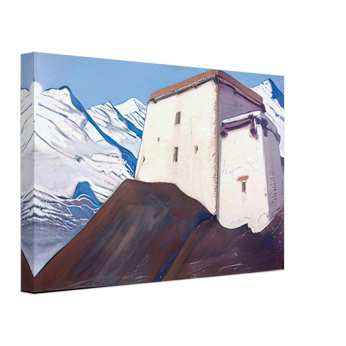 Temple by Nicholas Roerich, canvas, view 2