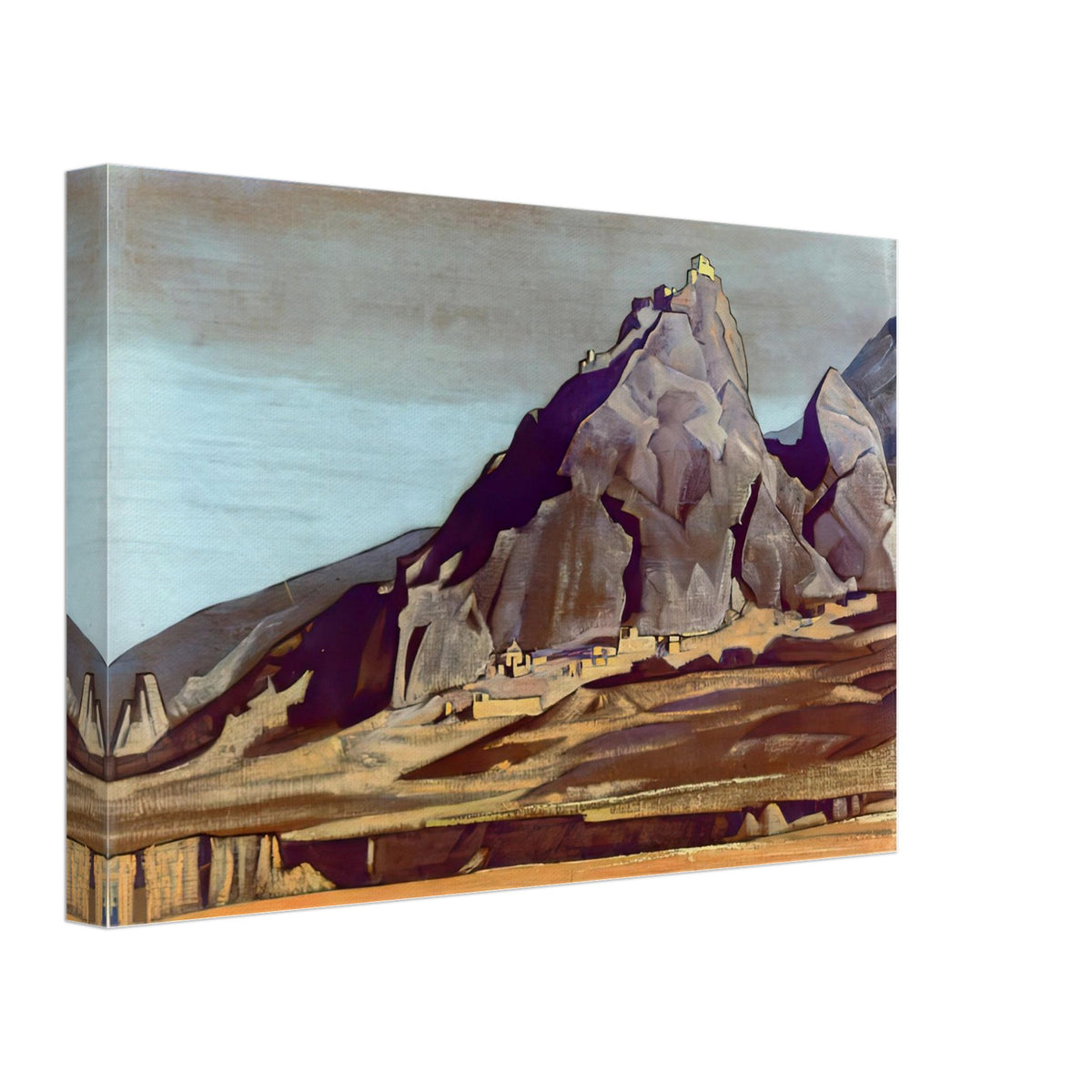 Temple by Nicholas Roerich, canvas, view 2