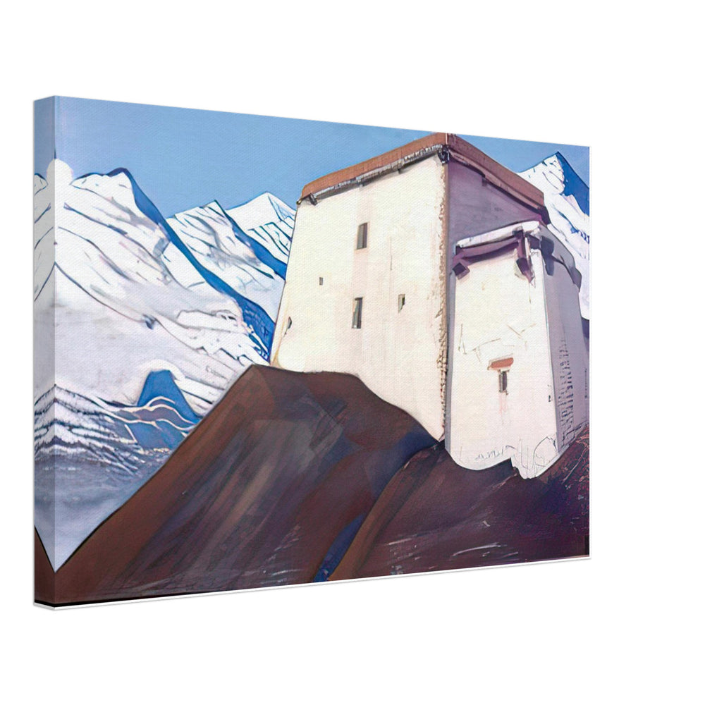 Temple by Nicholas Roerich, canvas