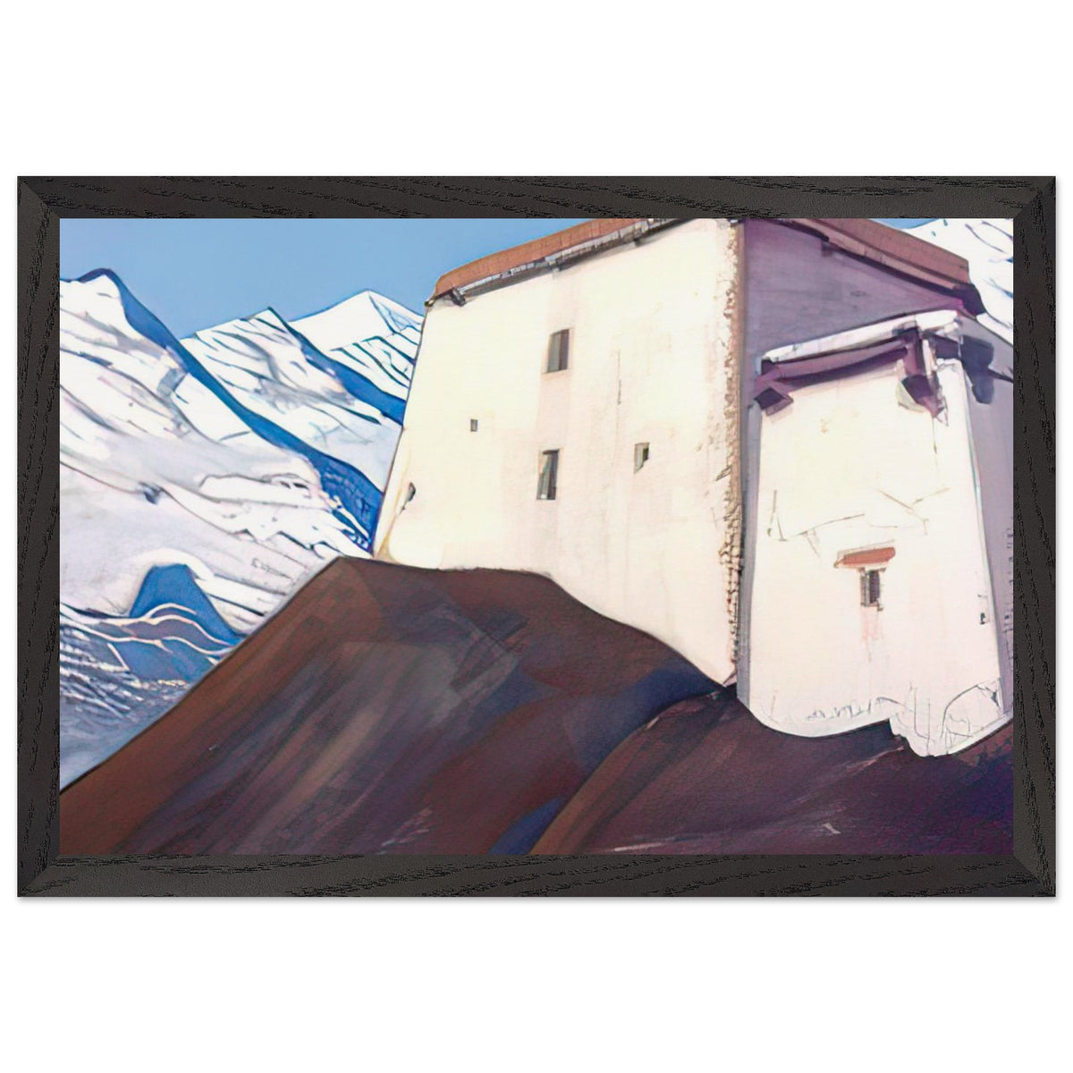 Temple by Nicholas Roerich, framed poster, view 2