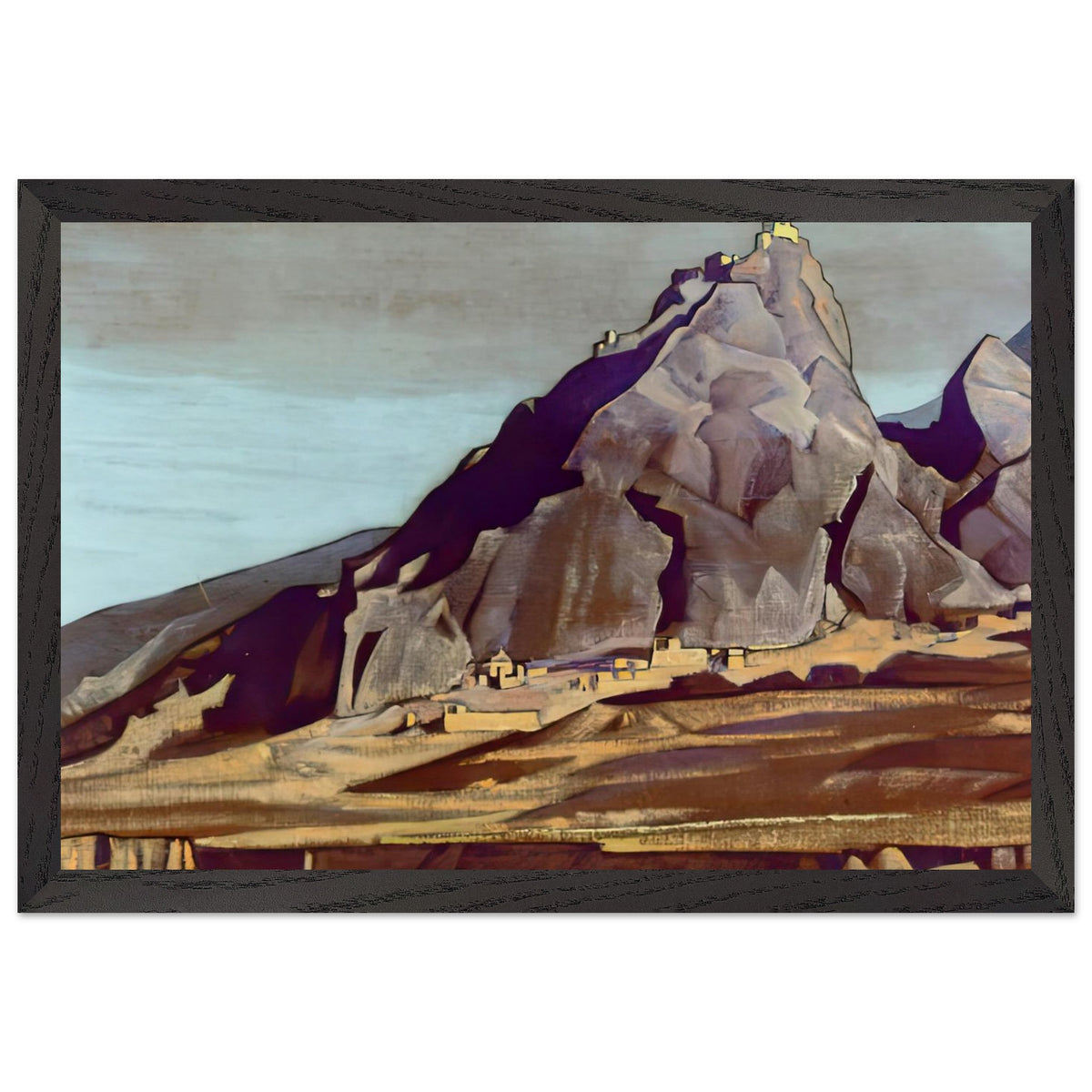 Temple by Nicholas Roerich, framed poster, view 2