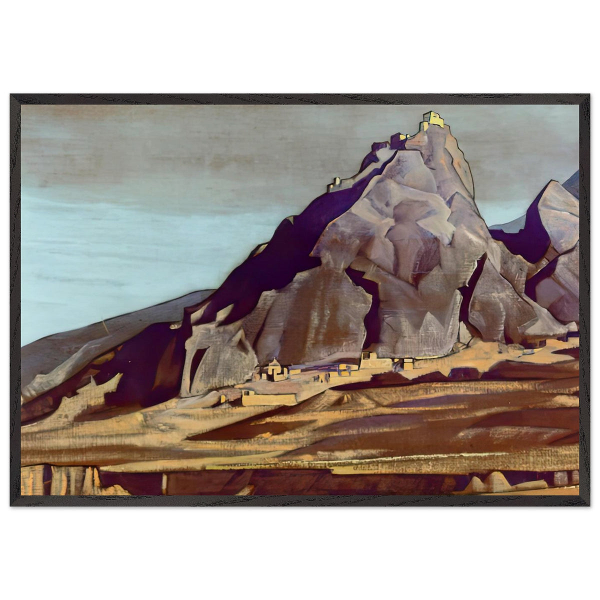 Temple by Nicholas Roerich, framed poster, view 3