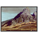 Temple by Nicholas Roerich, framed poster