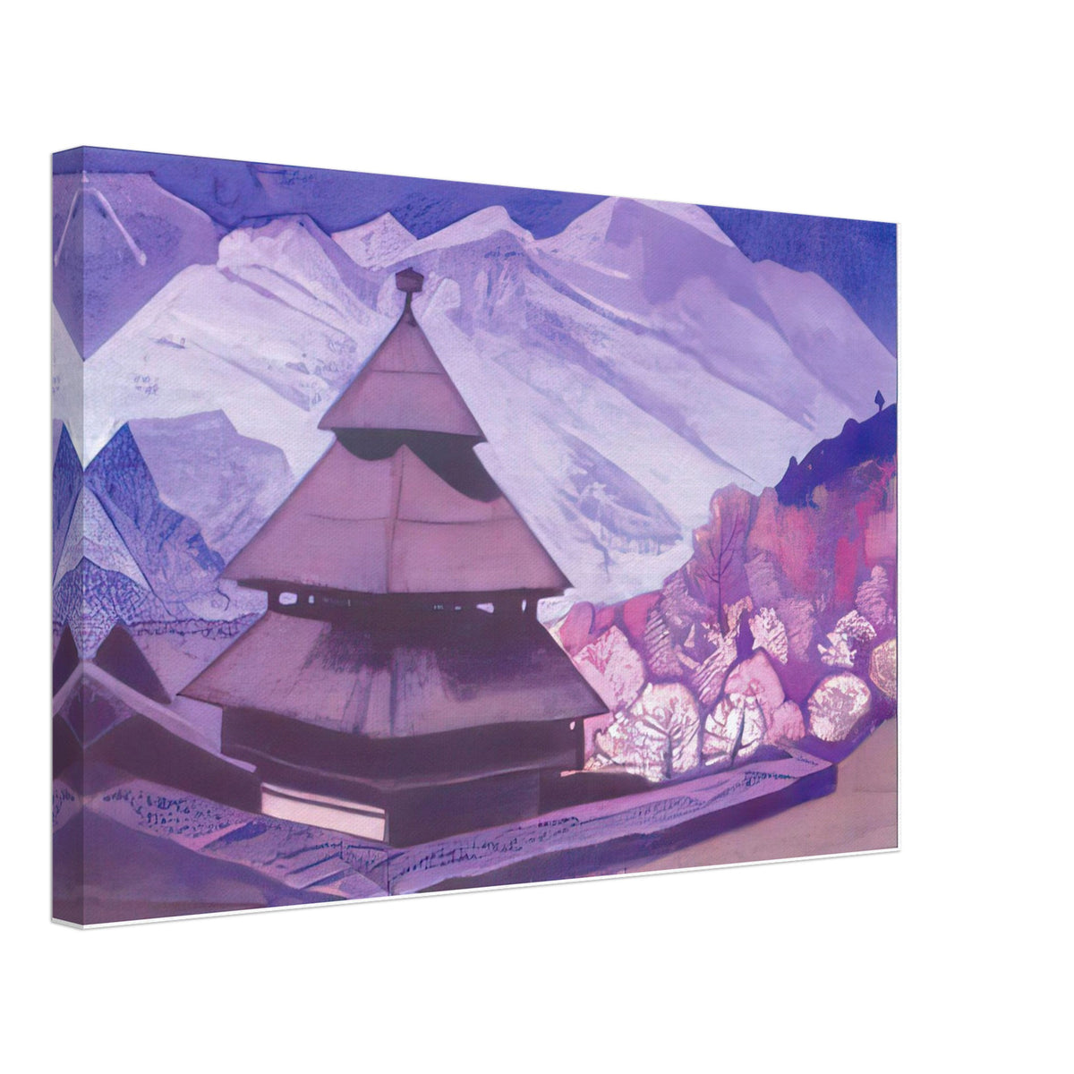 Temple of Tripura Sundari by Nicholas Roerich, canvas
