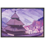 Temple of Tripura Sundari by Nicholas Roerich, framed poster
