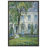 Tending the Garden by Marie Duhem, framed poster
