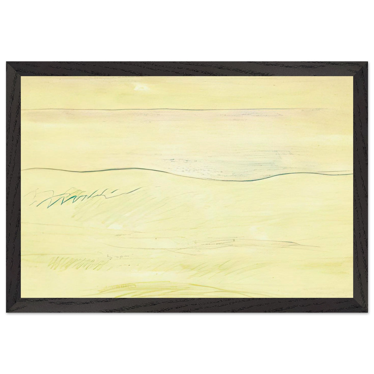 Tengerpart Liguria 1933 by Vaszary János, framed poster, view 2