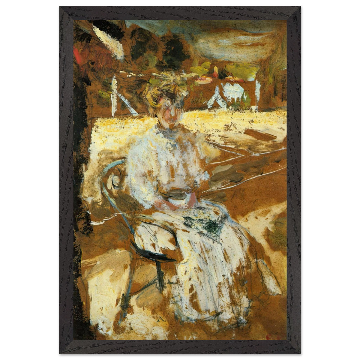 Tennis Game by the Sea by Edouard Vuillard, framed poster, view 2