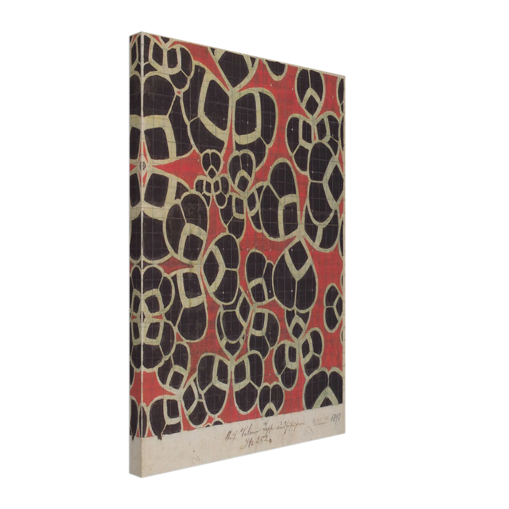 Textile Design for the Bristol Hotel in Bolzano by Koloman Moser, canvas