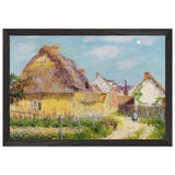 Thatched Cottage by Gustave Loiseau, framed poster, view 2