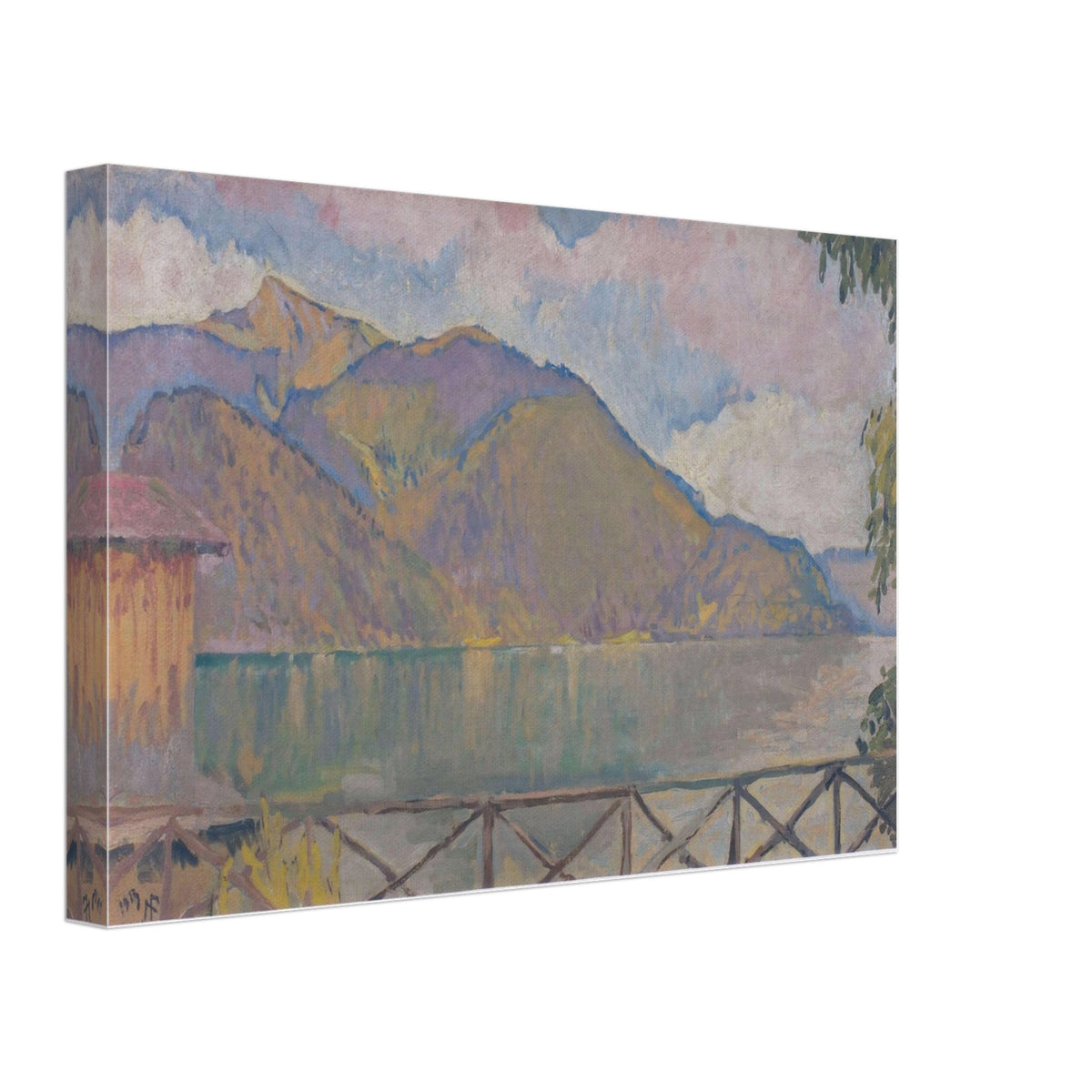 The Abersee by Koloman Moser, canvas, view 2