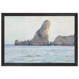 The Aiguilles Rocheuses on the Belle-Ile in Brittany by Max Pietschmann, framed poster, view 2