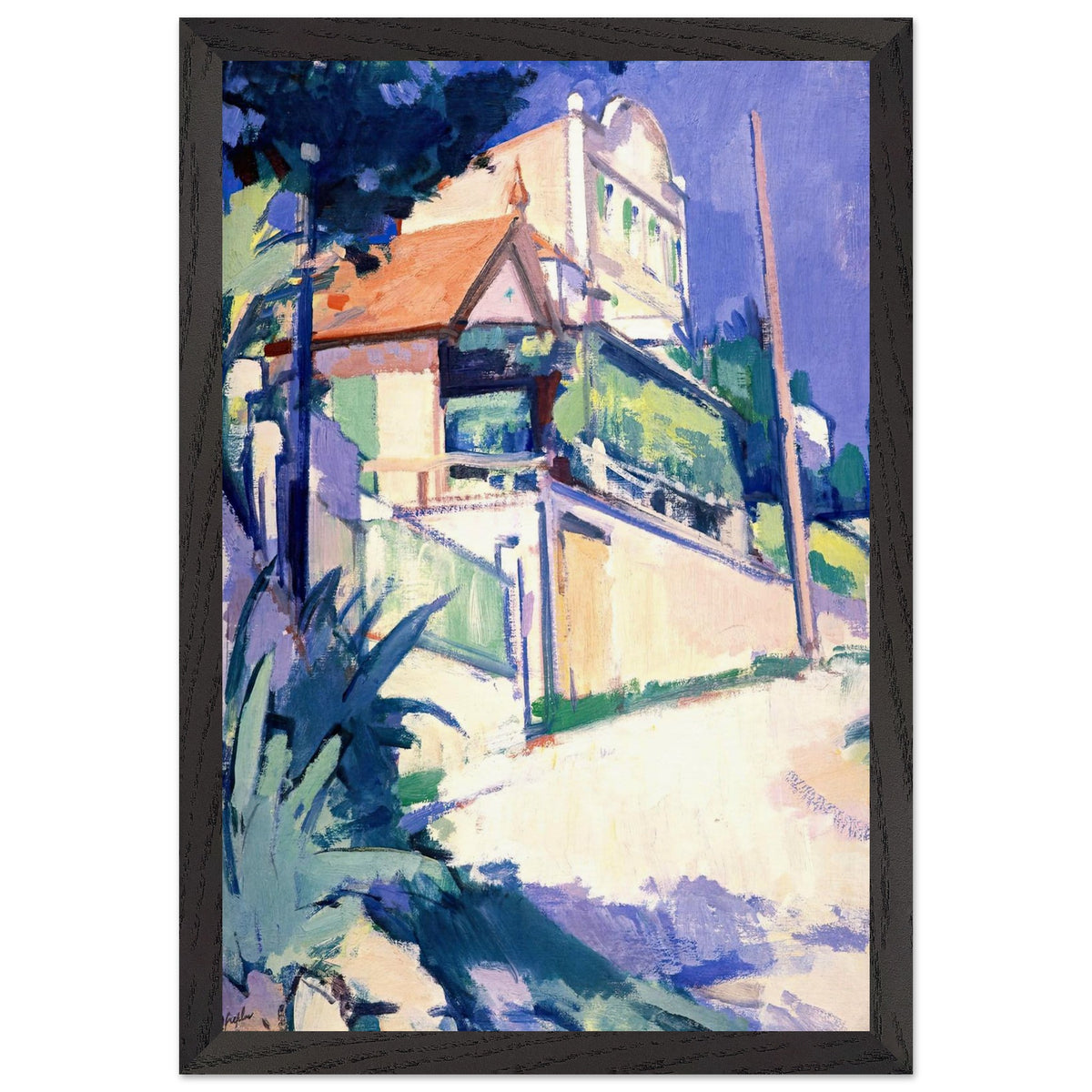 The Aloe Tree by Samuel Peploe, framed poster, view 2