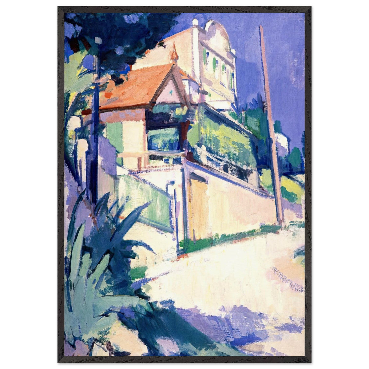 The Aloe Tree by Samuel Peploe, framed poster, view 3