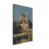 The Auxerre Cathedral by Gustave Loiseau, canvas, view 2