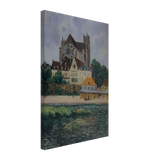 The Auxerre Cathedral by Gustave Loiseau, canvas