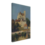 The Auxerre Cathedral by Gustave Loiseau, canvas