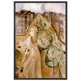 The Avenue by Alice Bailly, framed poster