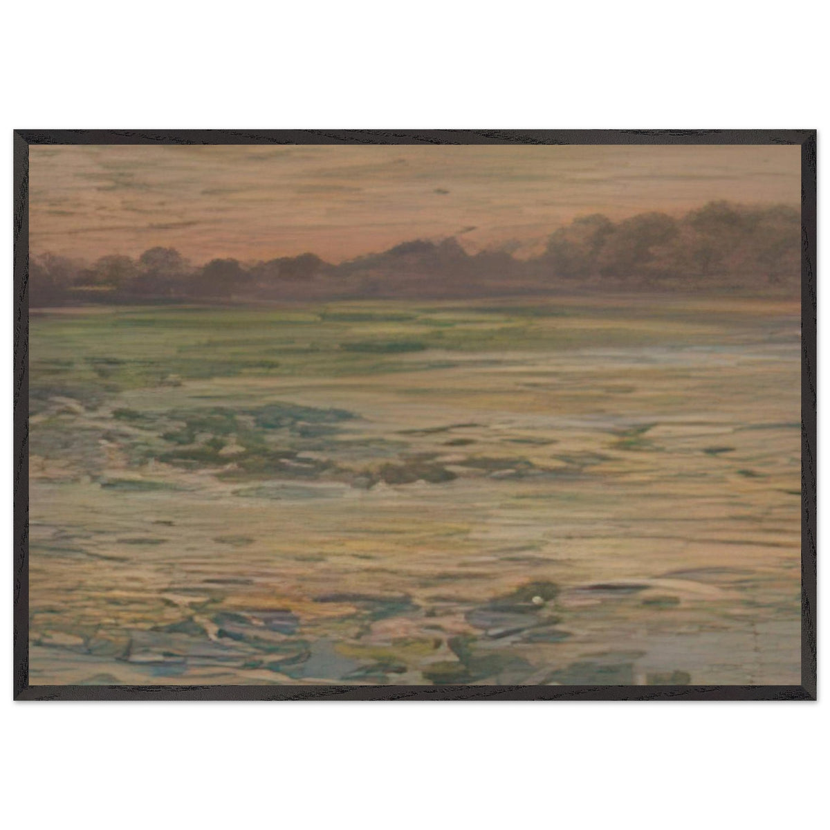 The Bank of Shinobazu Pond by Fujishima Takeji, framed poster, view 3