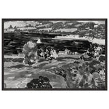 The Bay, Nova Scotia by George Luks, framed poster