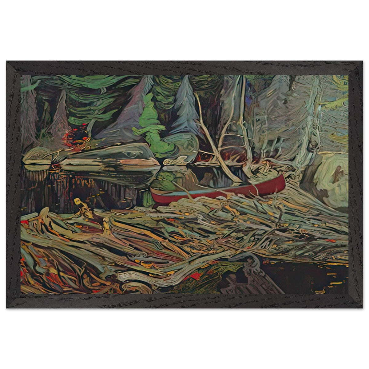 The Beaver Dam by J. E. H. MacDonald, framed poster, view 2