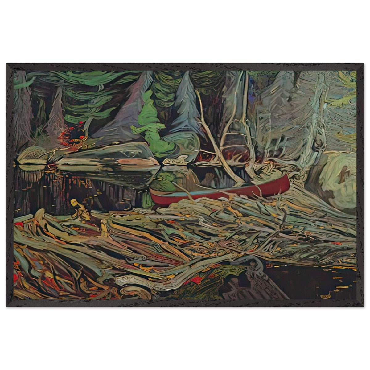 The Beaver Dam by J. E. H. MacDonald, framed poster