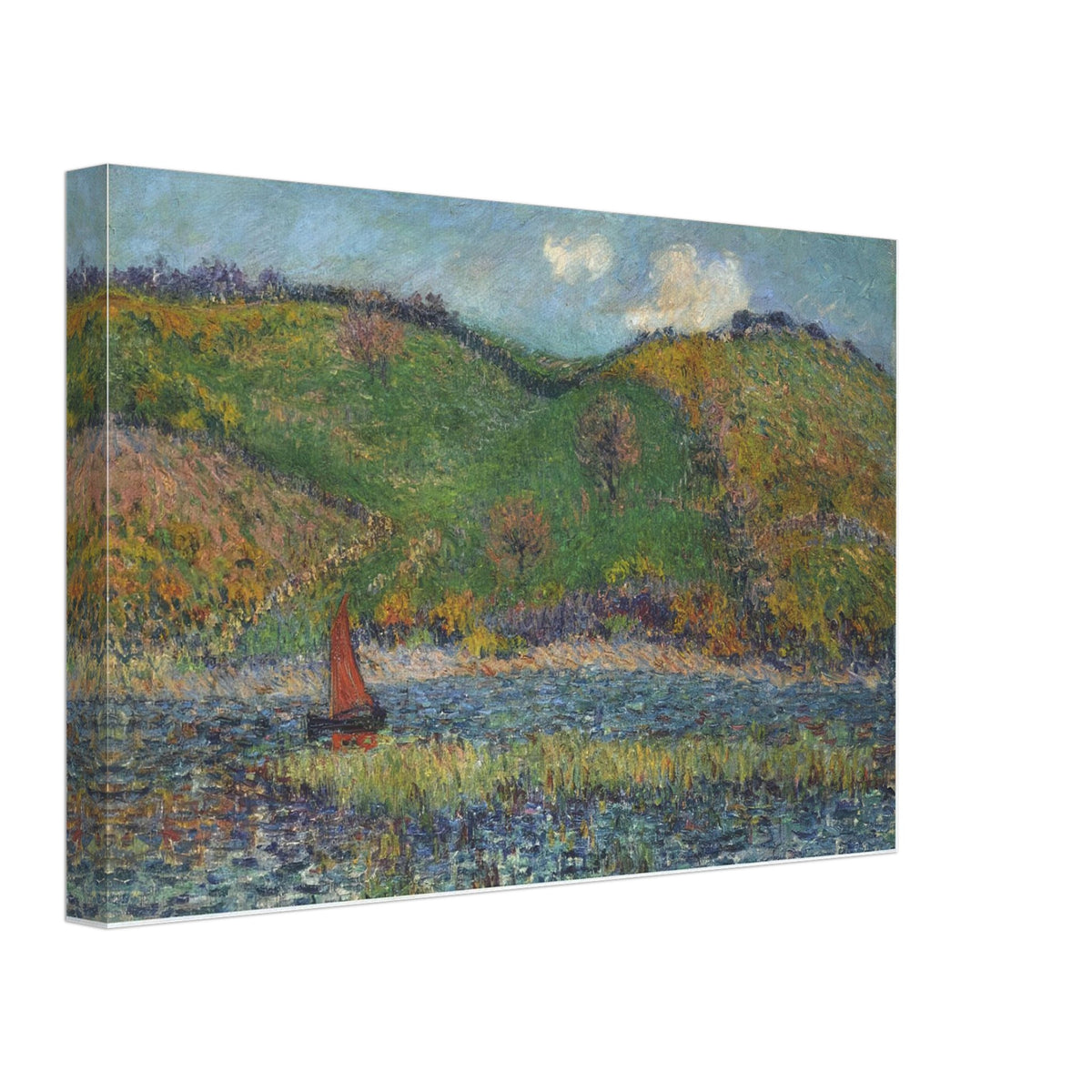 The Belon River by Gustave Loiseau, canvas, view 2