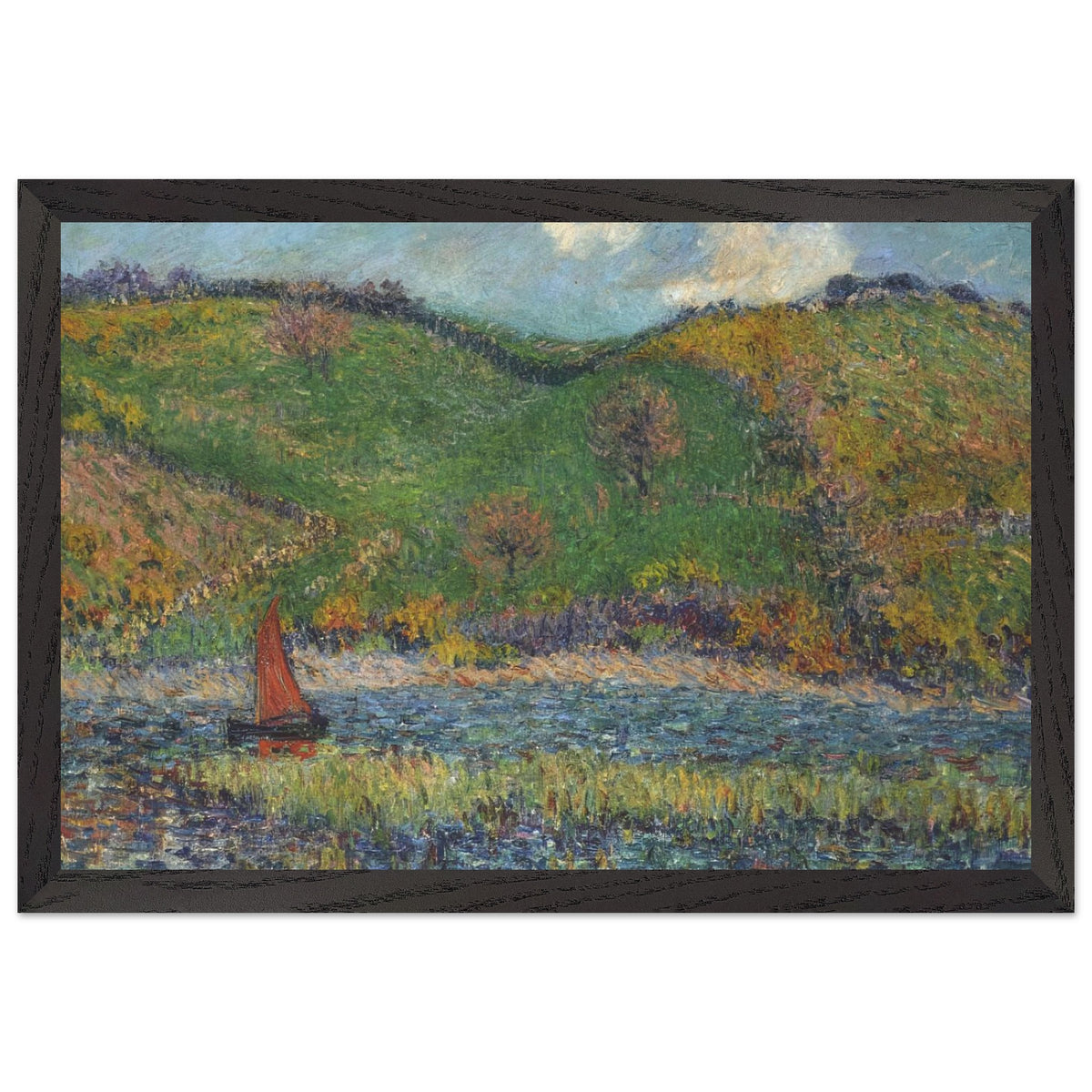 The Belon River by Gustave Loiseau, framed poster, view 2