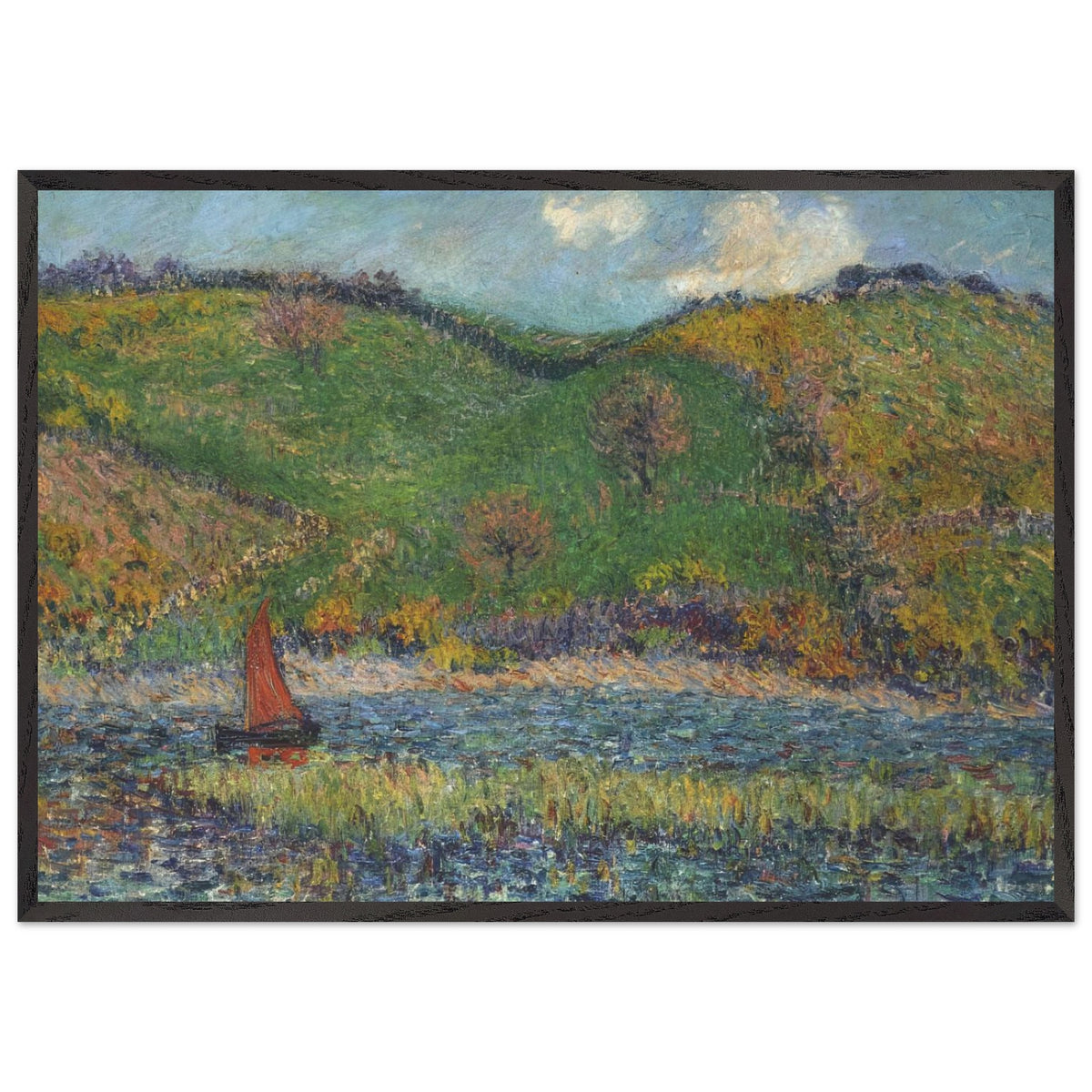 The Belon River by Gustave Loiseau, framed poster, view 3