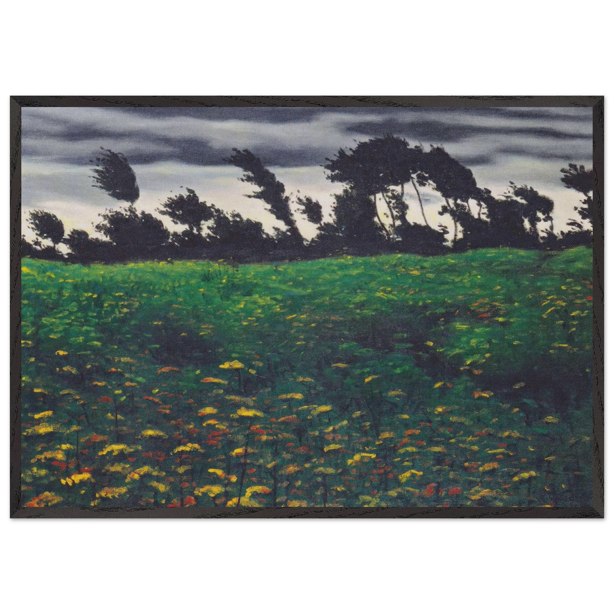 The Blossoming Field by Felix Vallotton, framed poster, view 3