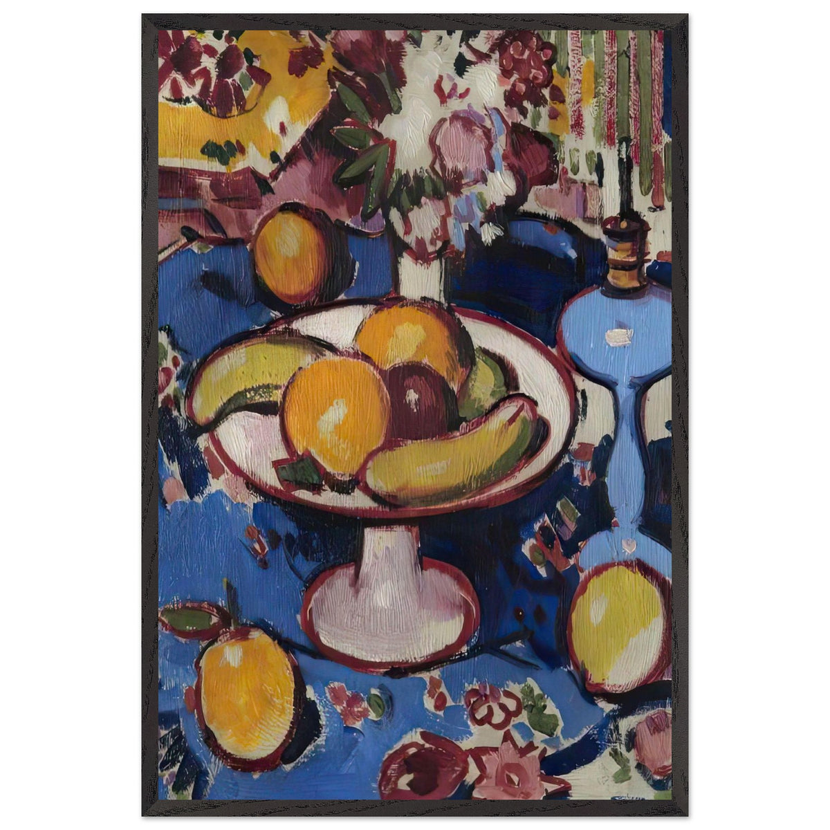 The Blue Lamp by John Duncan Fergusson, framed poster