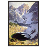 The Blue Pool near Mt. Whitney by Guy Rose, framed poster