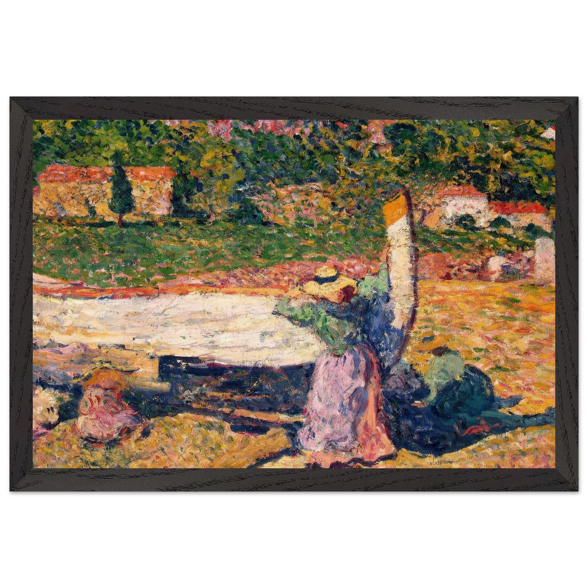 The Boat by Louis Valtat, framed poster, view 2