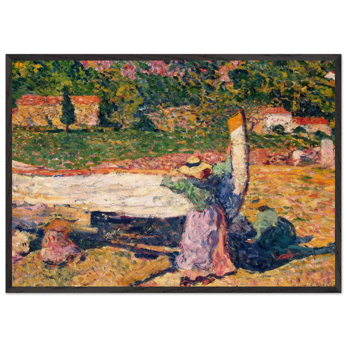 The Boat by Louis Valtat, framed poster, view 3