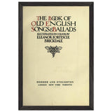 The Book of Old English Songs and Ballads by Eleanor Fortescue-Brickdale, framed poster, view 2