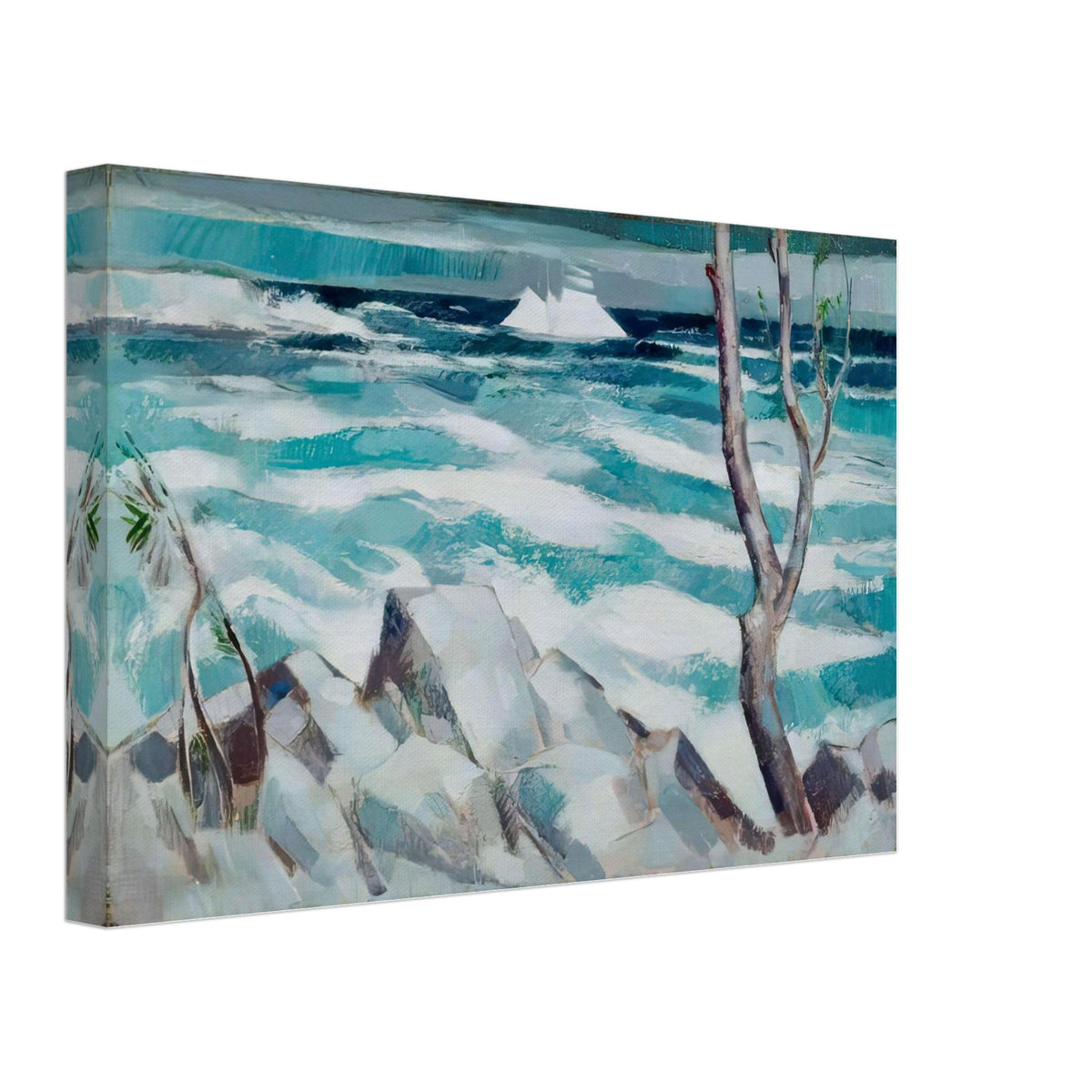 The Breeze, Antibes by John Duncan Fergusson, canvas, view 2