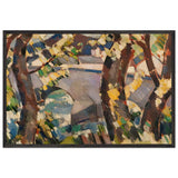 The Bridge and Schiehallion by John Duncan Fergusson, framed poster