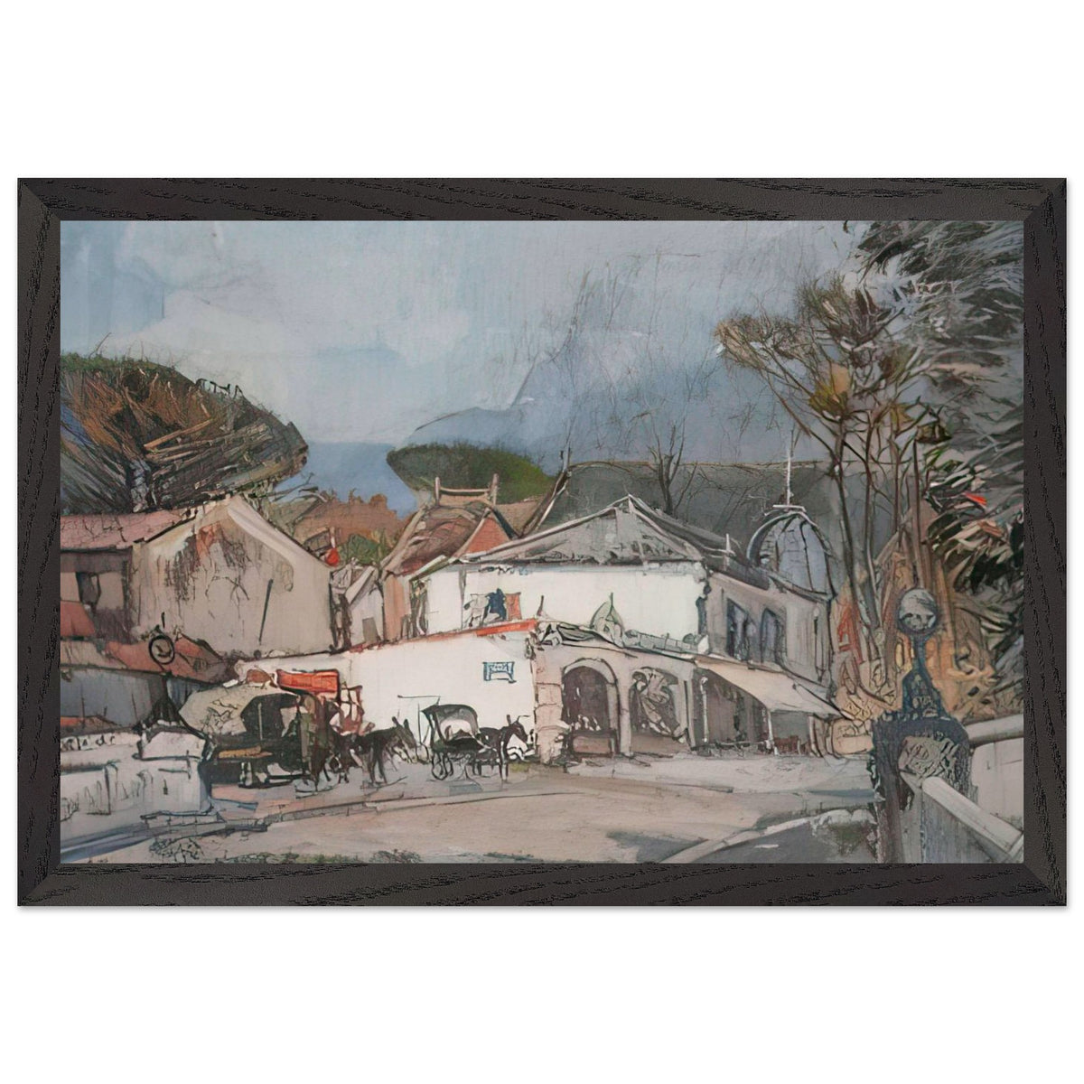 The Bridge, Rondebosch by Pieter Wenning, framed poster, view 2