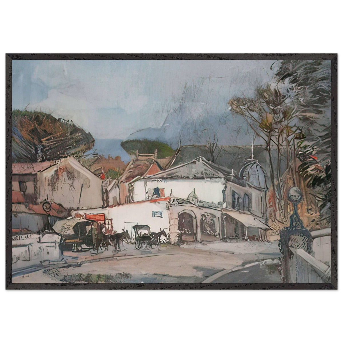 The Bridge, Rondebosch by Pieter Wenning, framed poster, view 3
