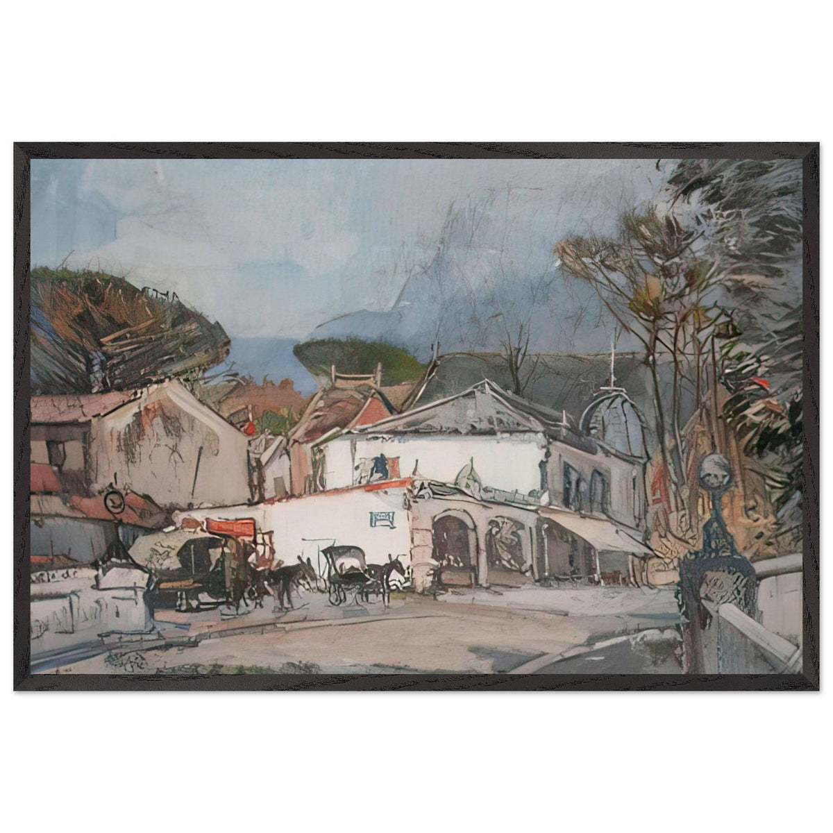 The Bridge, Rondebosch by Pieter Wenning, framed poster