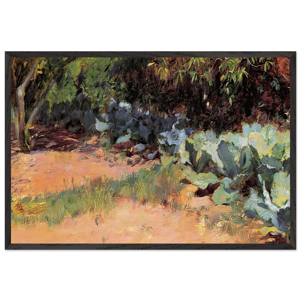 The Cabbage Patch by Guy Rose, framed poster