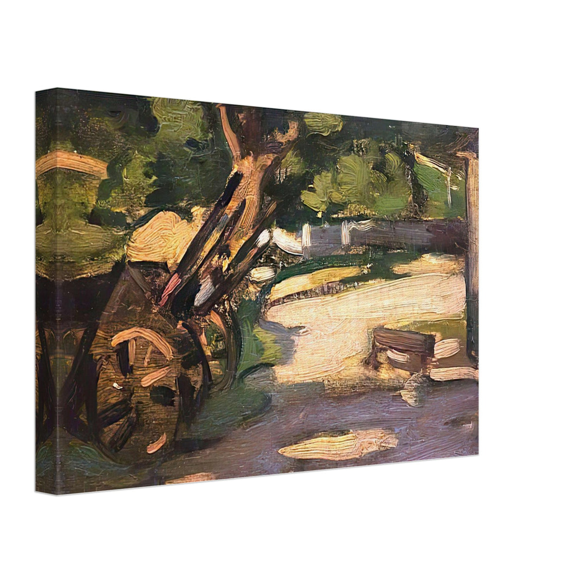 The Cart, Comrie, Perthshire by Samuel Peploe, canvas, view 2