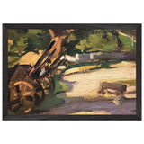 The Cart, Comrie, Perthshire by Samuel Peploe, framed poster, view 2