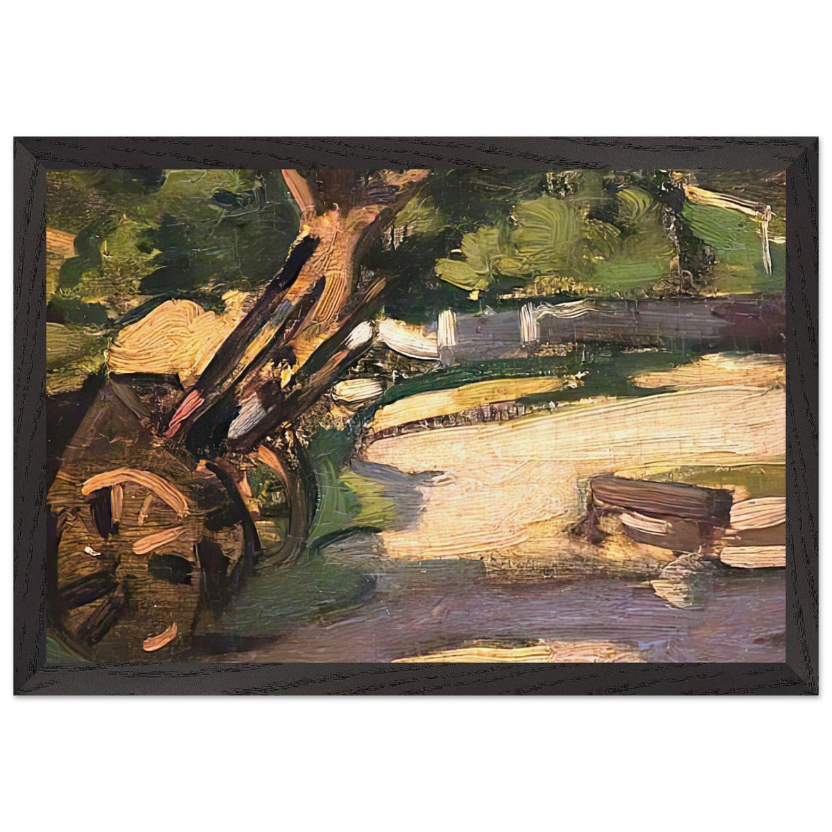 The Cart, Comrie, Perthshire by Samuel Peploe, framed poster, view 2