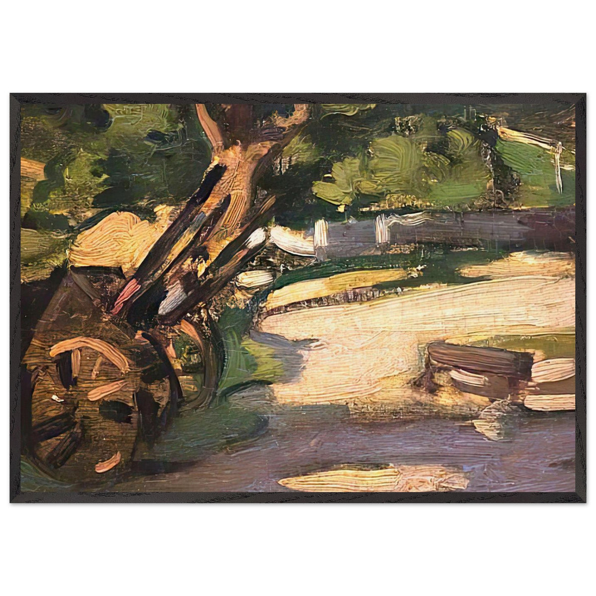 The Cart, Comrie, Perthshire by Samuel Peploe, framed poster, view 3