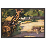 The Cart, Comrie, Perthshire by Samuel Peploe, framed poster