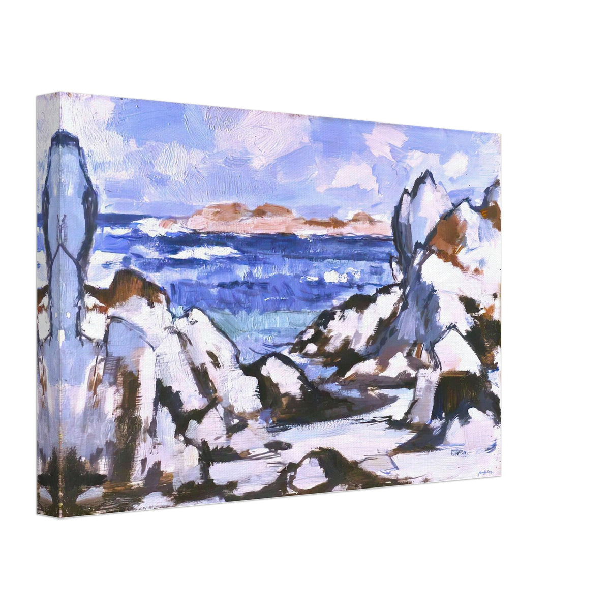 The Cathedral Rocks by Samuel Peploe, canvas, view 2